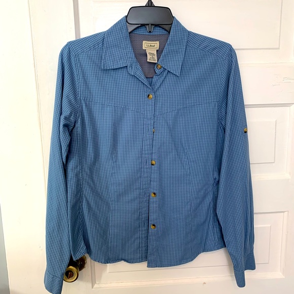 Women’s L.L. Bean Camp Shirt, Small - Picture 1 of 4